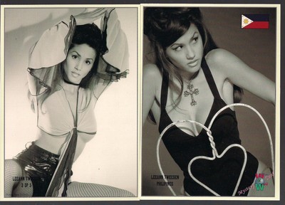 对于出售 WOMEN OF THE WORLD '94 LEEANN TWEEDEN PHILIPPINES LG 5x7" MYSTERY CHASE CARD #3