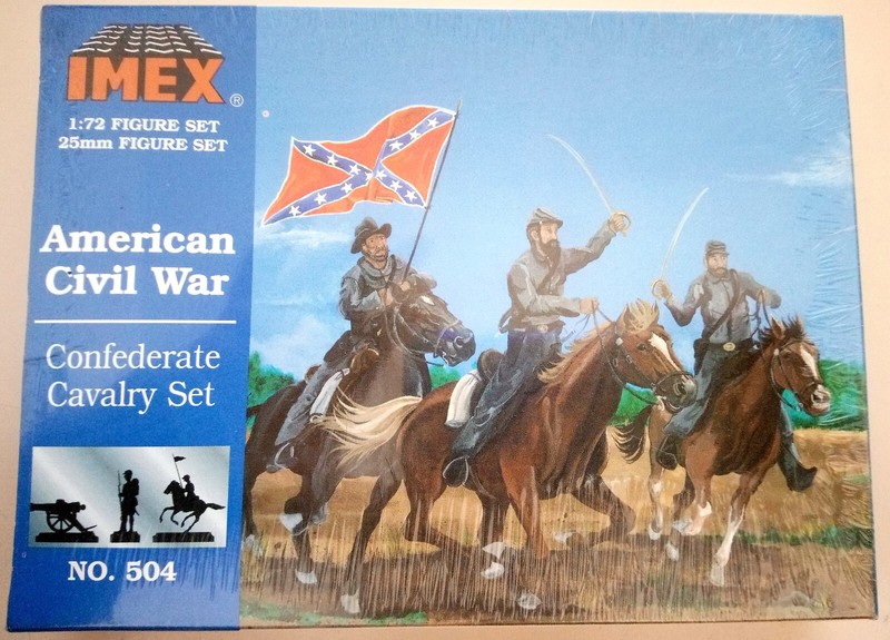 Figurines Imex 504 Cavalerie Sudiste (Guerre De SÃ©Cession) - 1/72 - Neuf