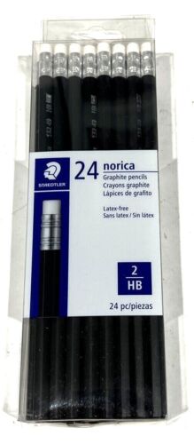 Staedtler Norica Premium Graphite #2 Pencils 24-Pack Latex Free