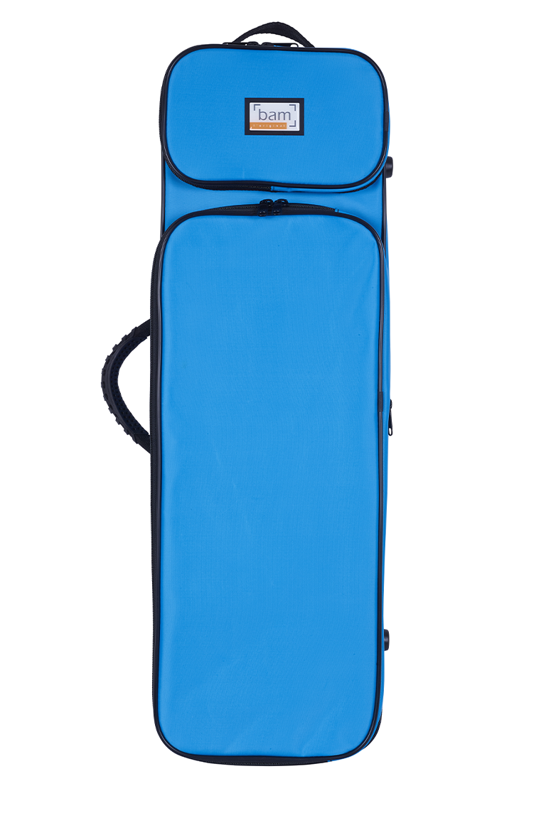 BAM ITEM# YO2003S YOUNGSTER 3/4-1/2 OBLONG VIOLIN CASE BLUE