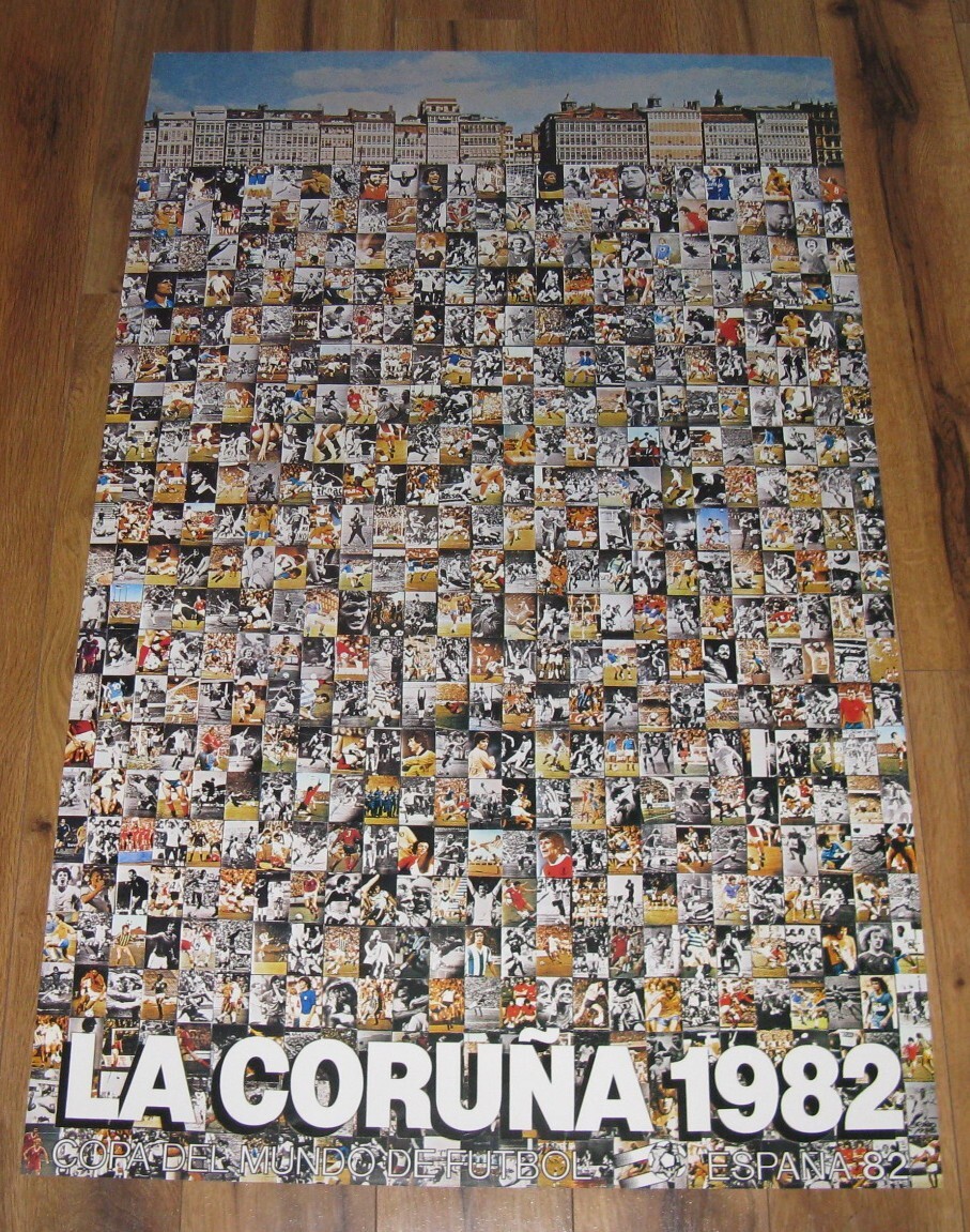 1982 サッカーW杯 スペイン大会 記念アートポスター A2版 1982