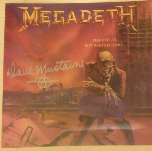 Dave Mustaine SIGNED MEGADETH 