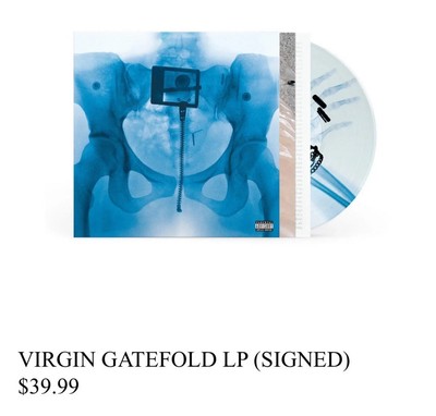 AUTOGRAPHED* LORDE VIRGIN LP - Presale X-Ray Picture Disc