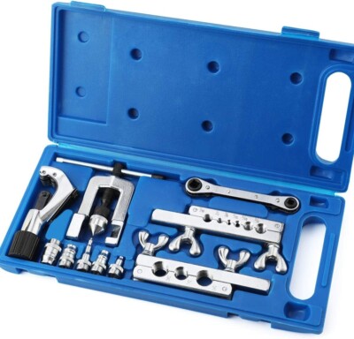 Kit de herramientas de abocardado doble cortador de tubos de línea de cobre