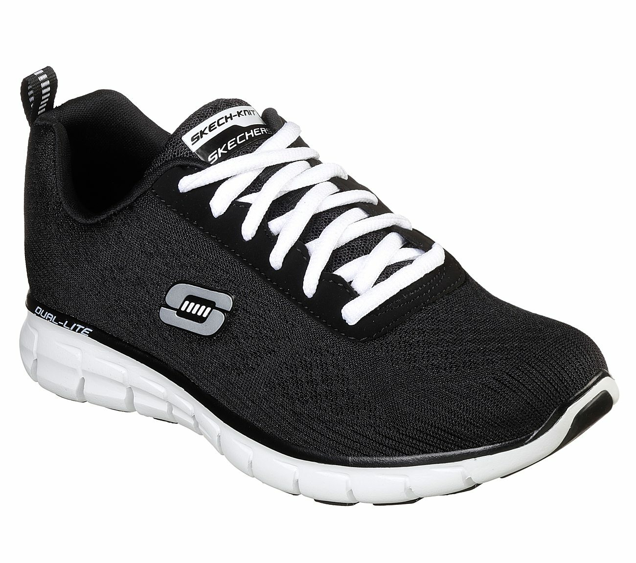 

Skechers SYNERGY-HIGH FREQUENCY Womens Black/White 12263/BKW Комфортная обувь