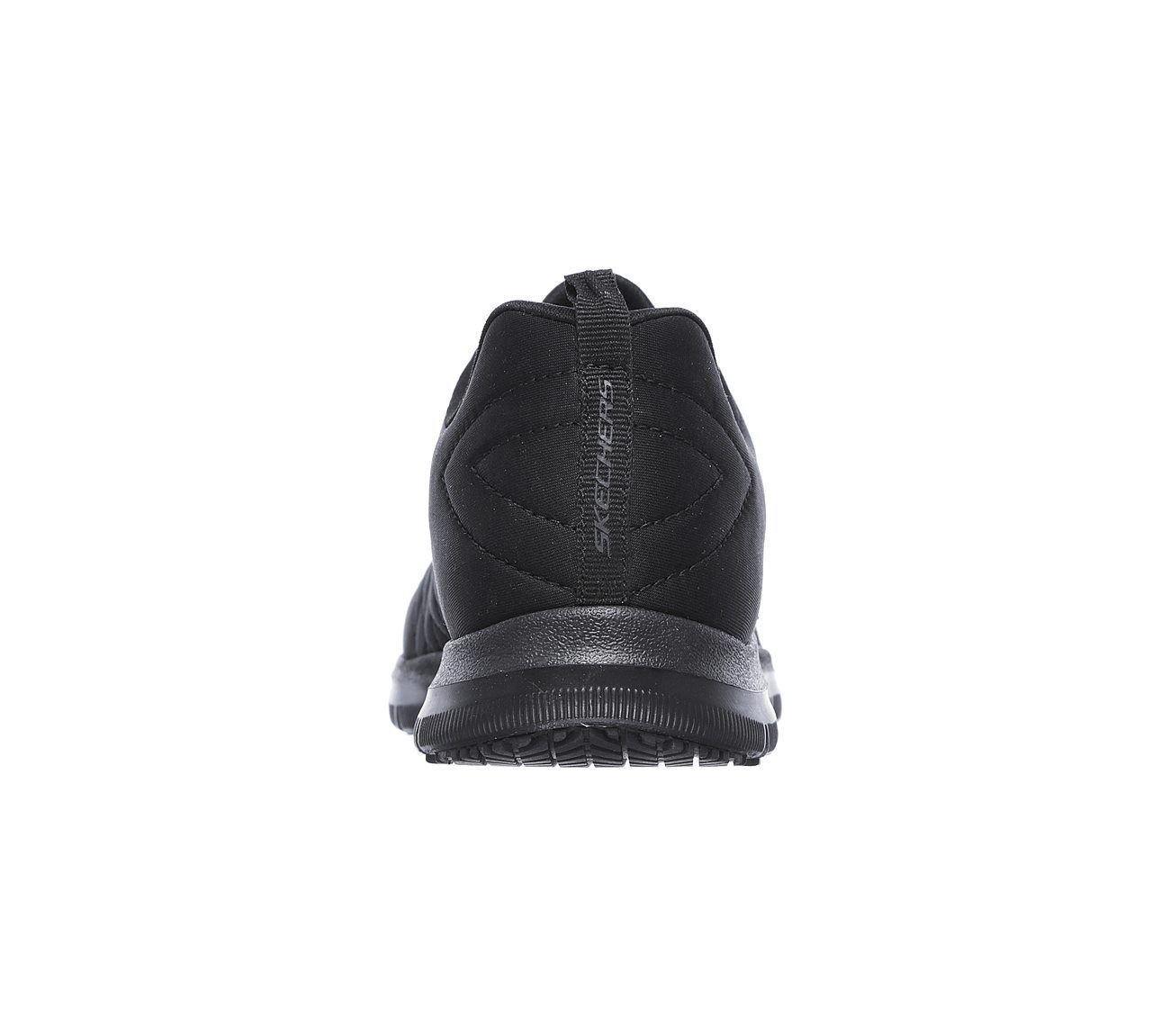 memory foam black work shoes