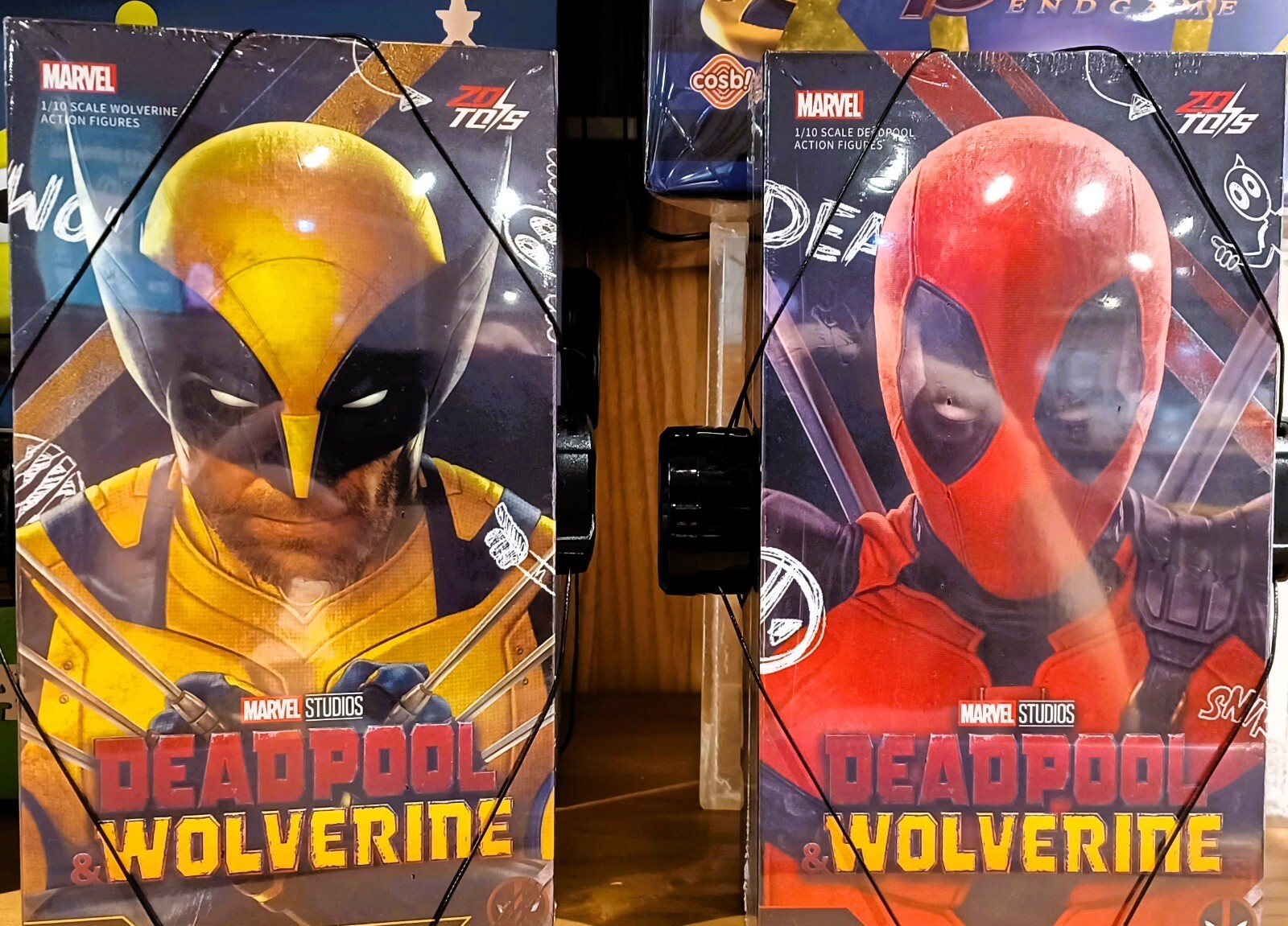 Zd Toys Marvel 1/10 DEADPOOL & WOLVERINE Action Figure ( Set