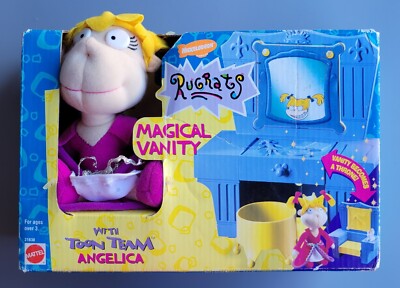 Vintage 1998 Mattel Nickelodeon Rugrats Toon Team Angelica Magical Vanity NEW