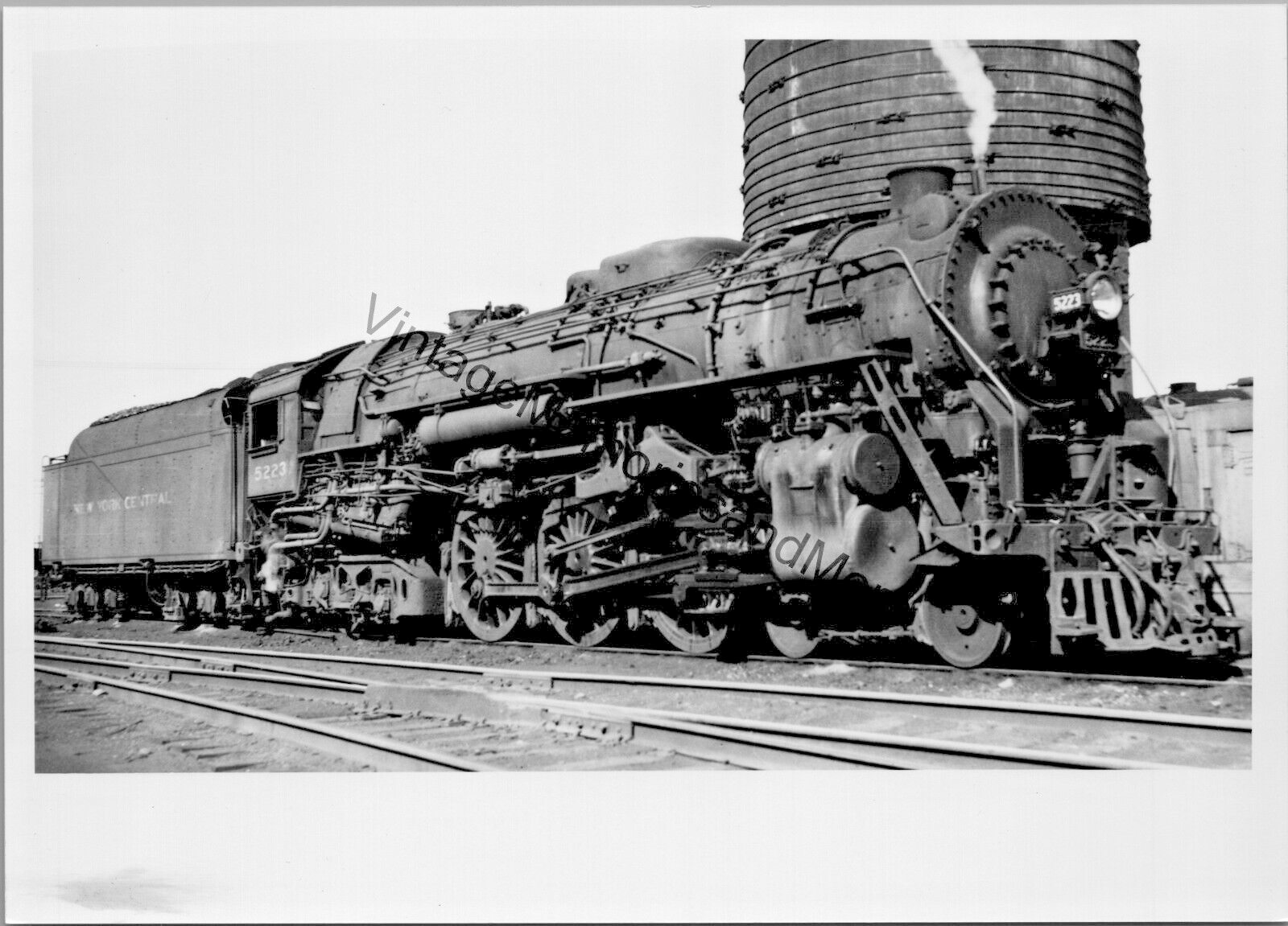 Vintage New York Central System Railway 4425 Steam