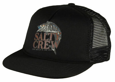 

Кепка Salty Crew Boys Oh No Foamy Trucker, черная, новинка, Черный