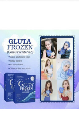 3X Collagen Gluta Frozen Nourish Skin Reduce Freckles Dark Spots Acne  30Caps