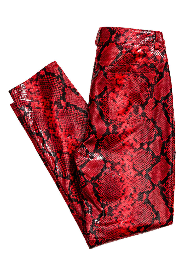 パンツ Snake Print Nylon Open Hem Pants Snake Print Nylon Open Hem Pants - メルカリ