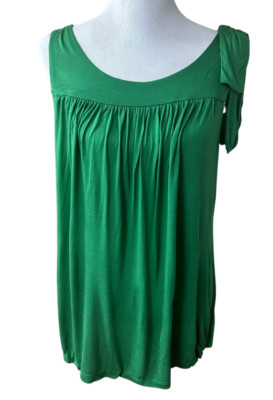 QVC DU JOUR Trend Right Now Sleeveless Top Kelly Green  Size 3X - NWT