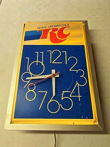 Vintage 1982-1985 Royal Crown Cola RC Advertising Lighted