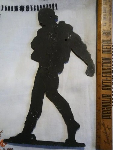 COLONIAL MAN - By  Artcasters. Harleyville  Pa. Mailbox Topper, Address 1 Sided