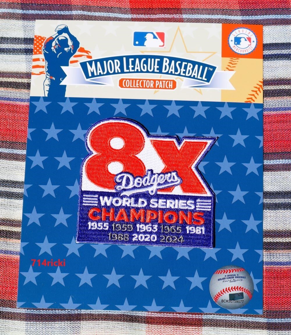 MLB World Series Champions Patch ドジャース 2024 MLB World Series Champions Los Angeles Dodgers Jersey