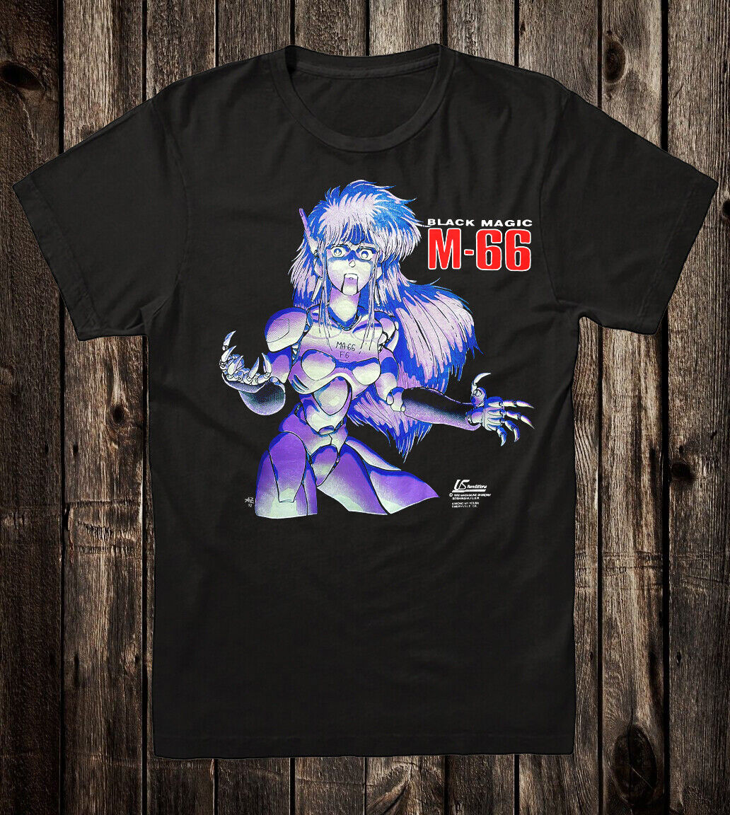 Retro Tee T Shirt 100% Cotton 80's 90's M-66 Black Magic Retro Tee T Shirt 100% Cotton 80's 90's M-66 Black Magic