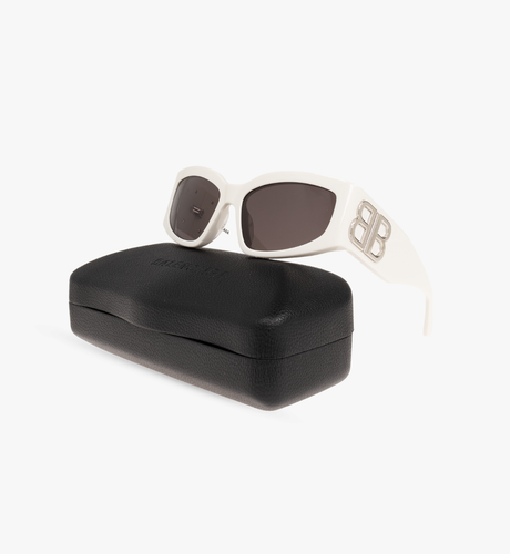 BALENCIAGA BALENCIAGA BB0321S-005 WHITE SUNGLASSES