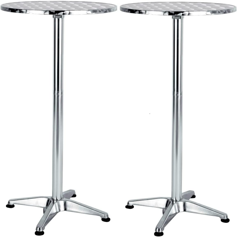 Set of 2, Aluminum Indoor Outdoor 23.75