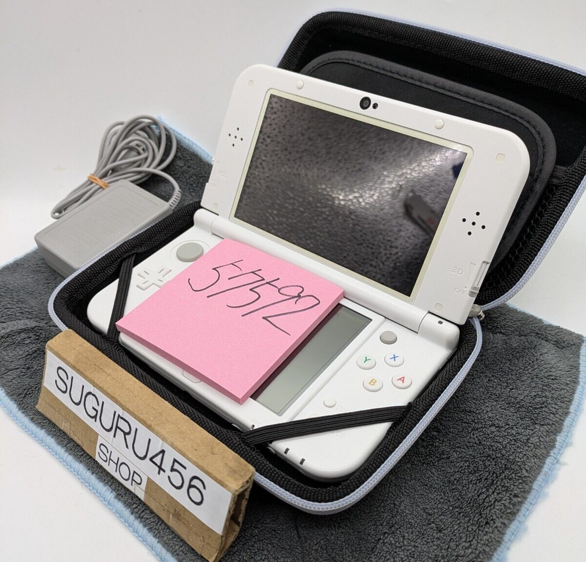 Near Mint w/Case】Nintendo NEW 3DS LL XL Pearl White System Near Mint w/Case】Nintendo NEW 3DS LL XL Pearl White System