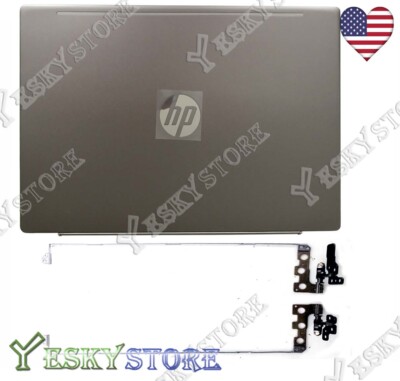 New for HP Pavilion 14-CE Series 14'' Gray Laptop LCD Back Cover w/Screen Hinges