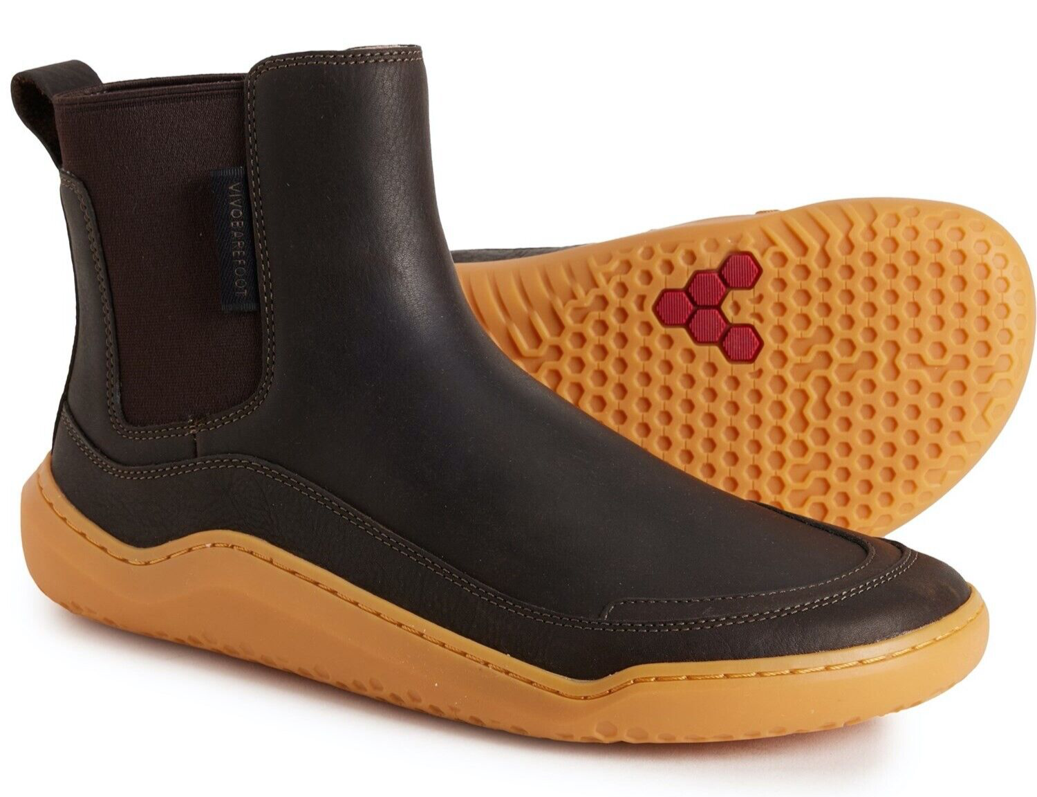 Wmns Vivobarefoot Gobi Chelsea Boots Leather Bracken Brown Wmns Vivobarefoot Gobi Chelsea Boots Leather Bracken Brown