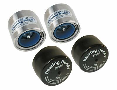 Bearing Buddy Stainless Steel SS w/ Protective Bra Boat Trailer 1.980'' (1 Pair)