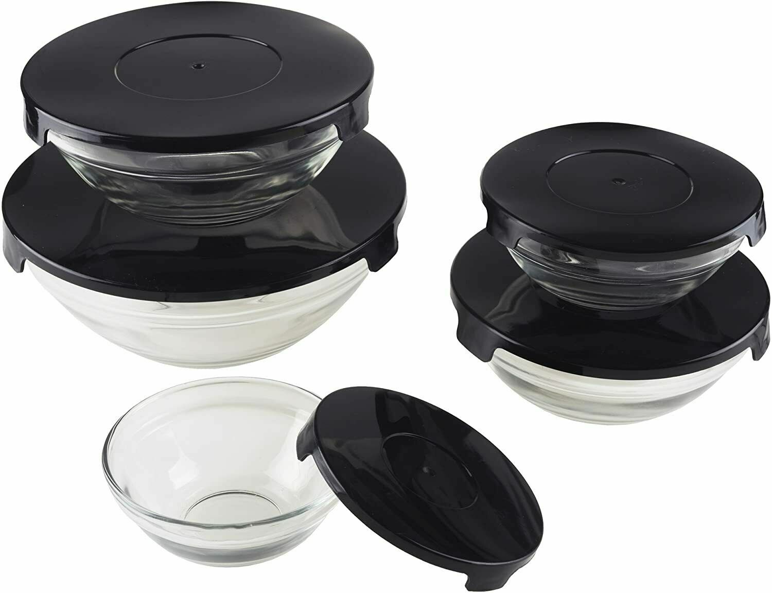 NEW CHEF BUDDY GLASS FOOD STORAGE CONTAINERS WITH