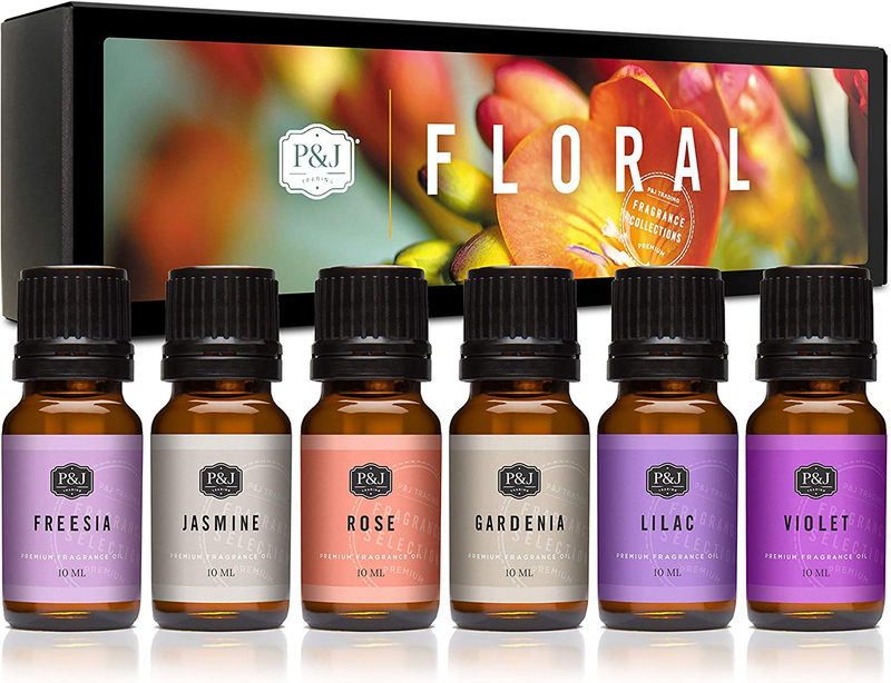 Floral Set | Violet, Jasmine, Rose, Lilac, Freesia, And Gard