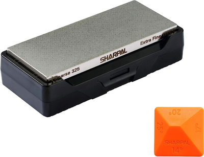 SHARPAL 156N Double sided Diamond Sharpening Stone Whetstone Knife