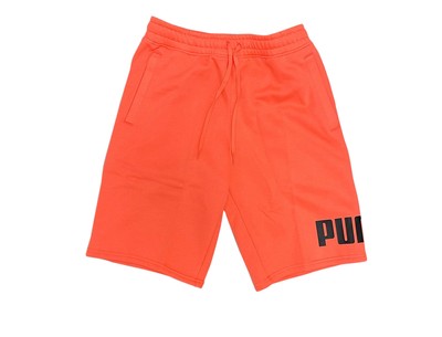 

Мужские шорты Puma Fiery Coral с большим флисовым логотипом