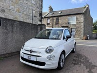2016 FIAT 500 1.2 3 DY BOSSA NOVA WHITE ALLOYS NEWSHAPE £20 TAX COLOUR SEATS