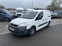 PEUGEOT PARTNER 1.6 BlueHDi 650 Professional Twin Side Doors Air Con White Manua