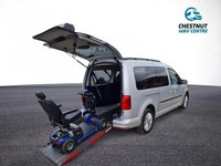 VW Caddy Maxi WAV Wheelchair Access 5 Seats L2 Manual Silver Only 35K Miles!