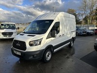FORD TRANSIT 2.0 350 130BHP L2H3 MWB HIGH ROOF Racking 1 Owner EX BT White Manua