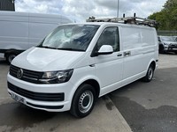 VOLKSWAGEN TRANSPORTER 2.0 TDI T30 LWB Startline AIR CON RACKING White Manual Di
