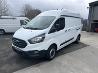 FORD TRANSIT CUSTOM 300 2.0 TDCI L2H2 LWB HIGH ROOF EcoBlue RACKING AIR CON Whit