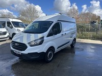 FORD TRANSIT CUSTOM 320 2.0 TDCI L2H2 LWB HIGH ROOF AIR CON RACKING White Manua