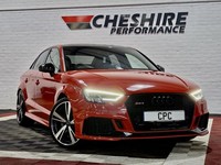 2017 67 AUDI RS3 2.5 TFSI QUATTRO 4DR 36K FSH PANROOF BNO CAMERA 19S APR 500BHP