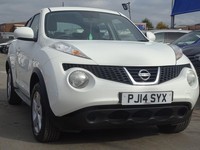 NISSAN JUKE 1.6 Visia White Manual Petrol 2014
