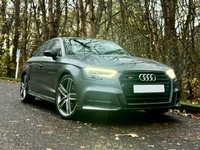 2017 17 AUDI S3 2.0 TFSI BLACK EDITION SALOON 65K FSH PANROOF BnO VIRTUAL PRKSEN