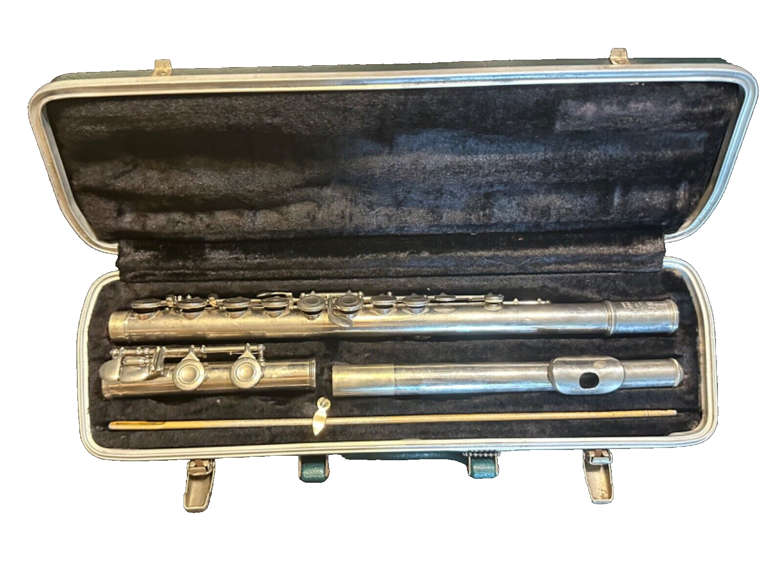 Vintage Student Bundy Selmer USA Flute w/Green Case 70's | eBay