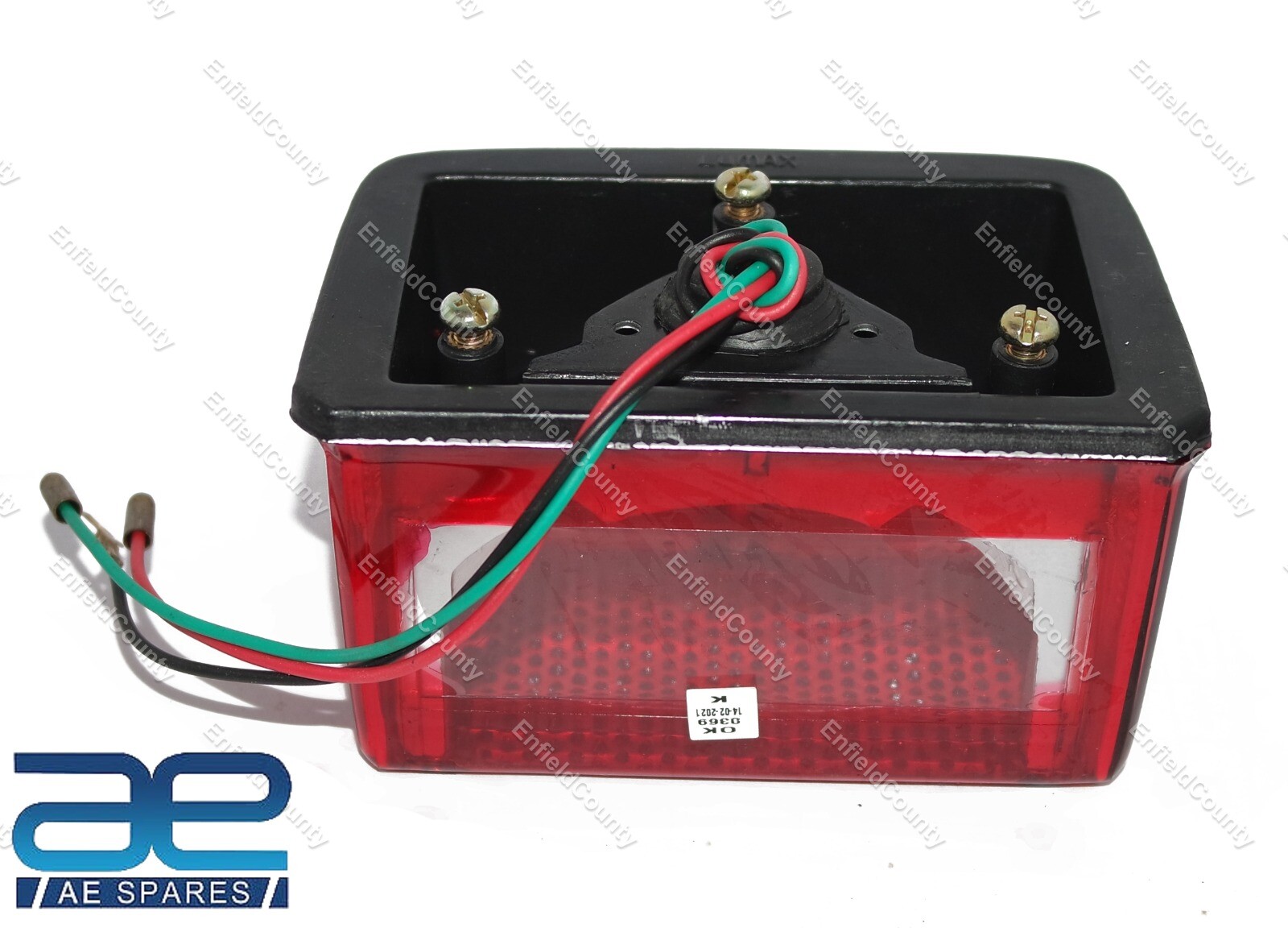 Fits Royal Enfield Early Models Rear Box Type Tail Light Kit Assembly 