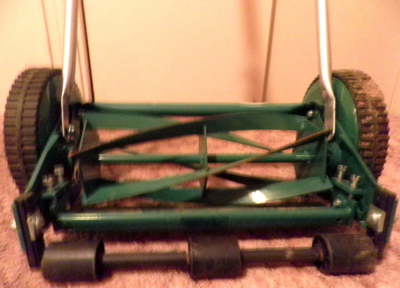 SCOTTS 14 Inch 5-Blade Manual Walk Behind Reel Mower Outdoor Power Equipment