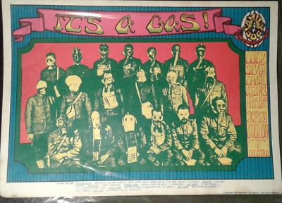 1968 Quicksilver Messenger Poster AUTHENTIC VINTAGE Alton Kelley Grateful Dead 