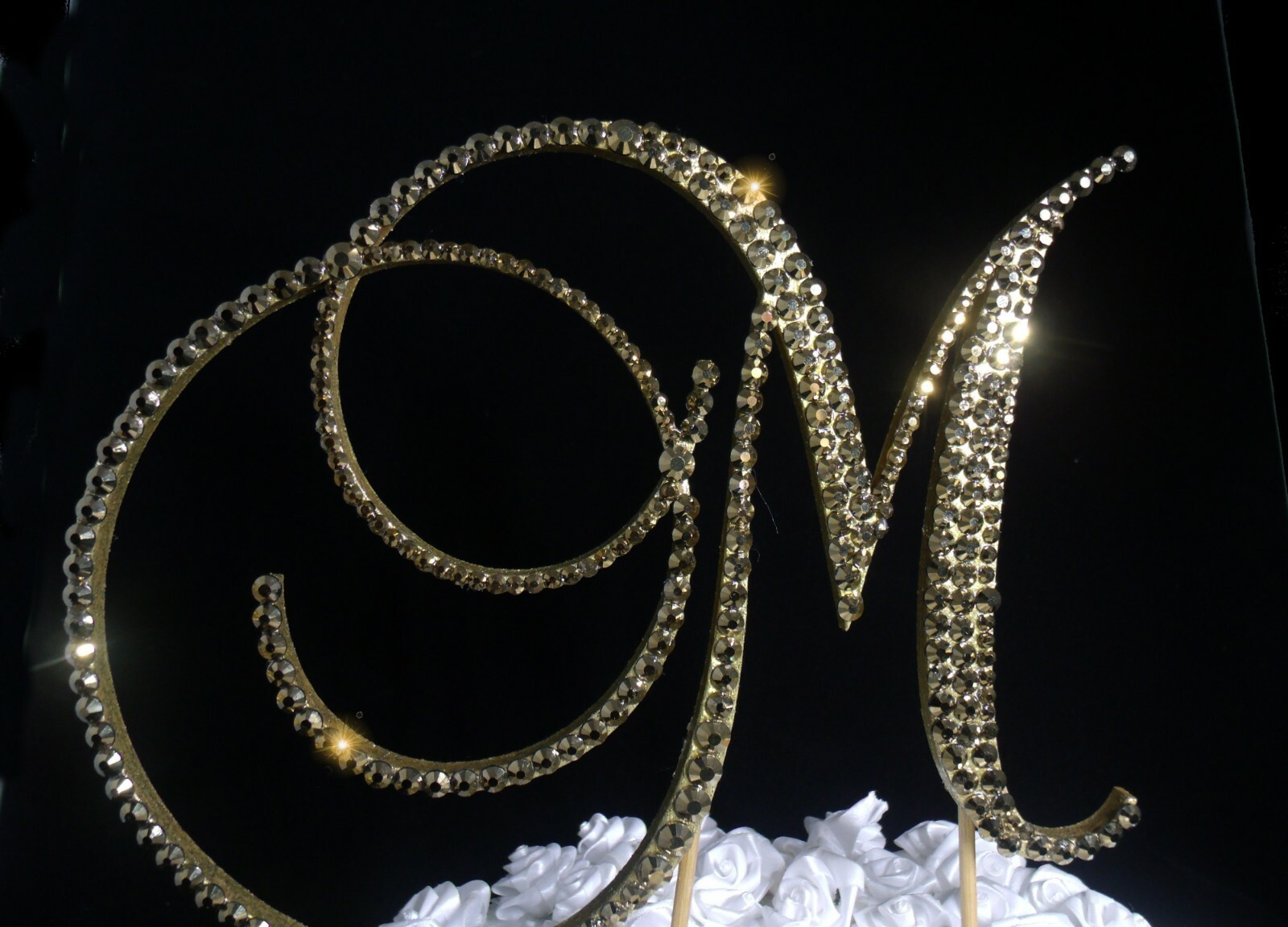 Gold Foiled Glass Crystals 6