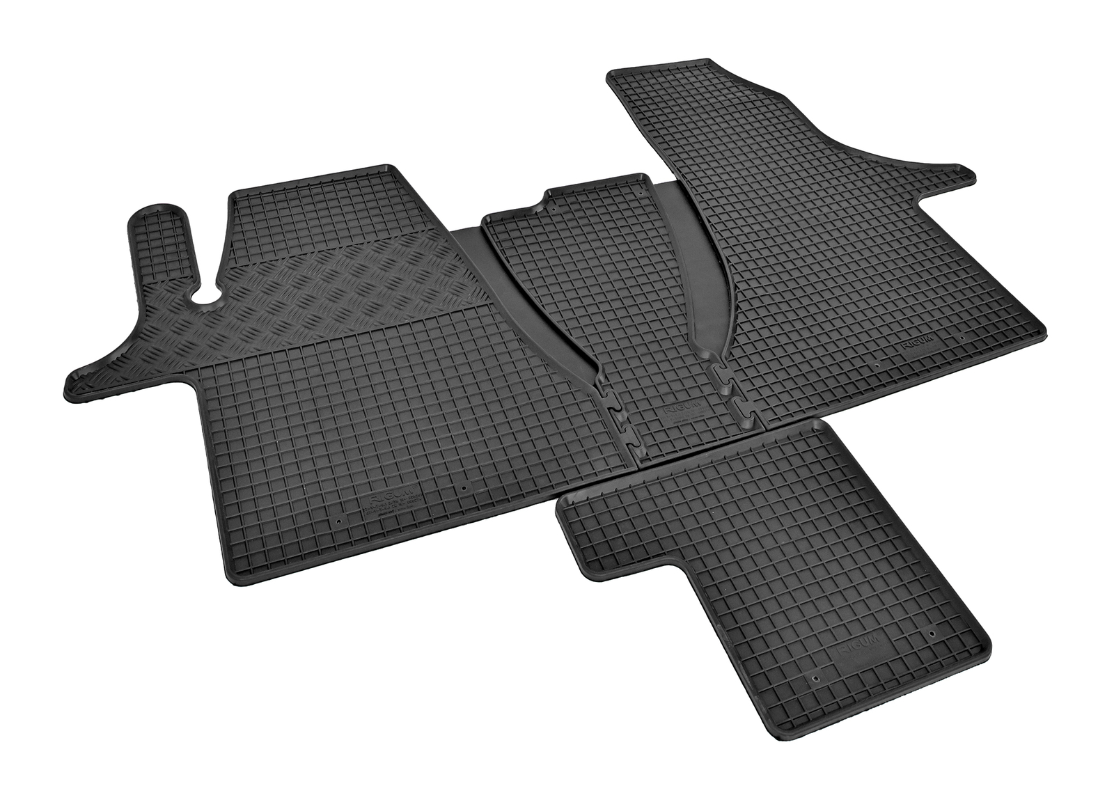 Fußmatten passend für VW T6.1 Transporter/Caravelle/Multivan ab 2019 | 1+1+TUNEL