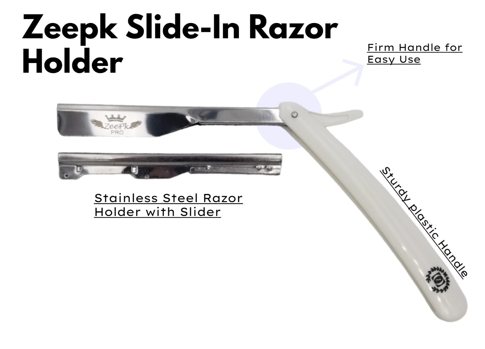 Men Shave Razor Kit Classic Maquina de Afeitar para Hombre Shaver with 10 Blades