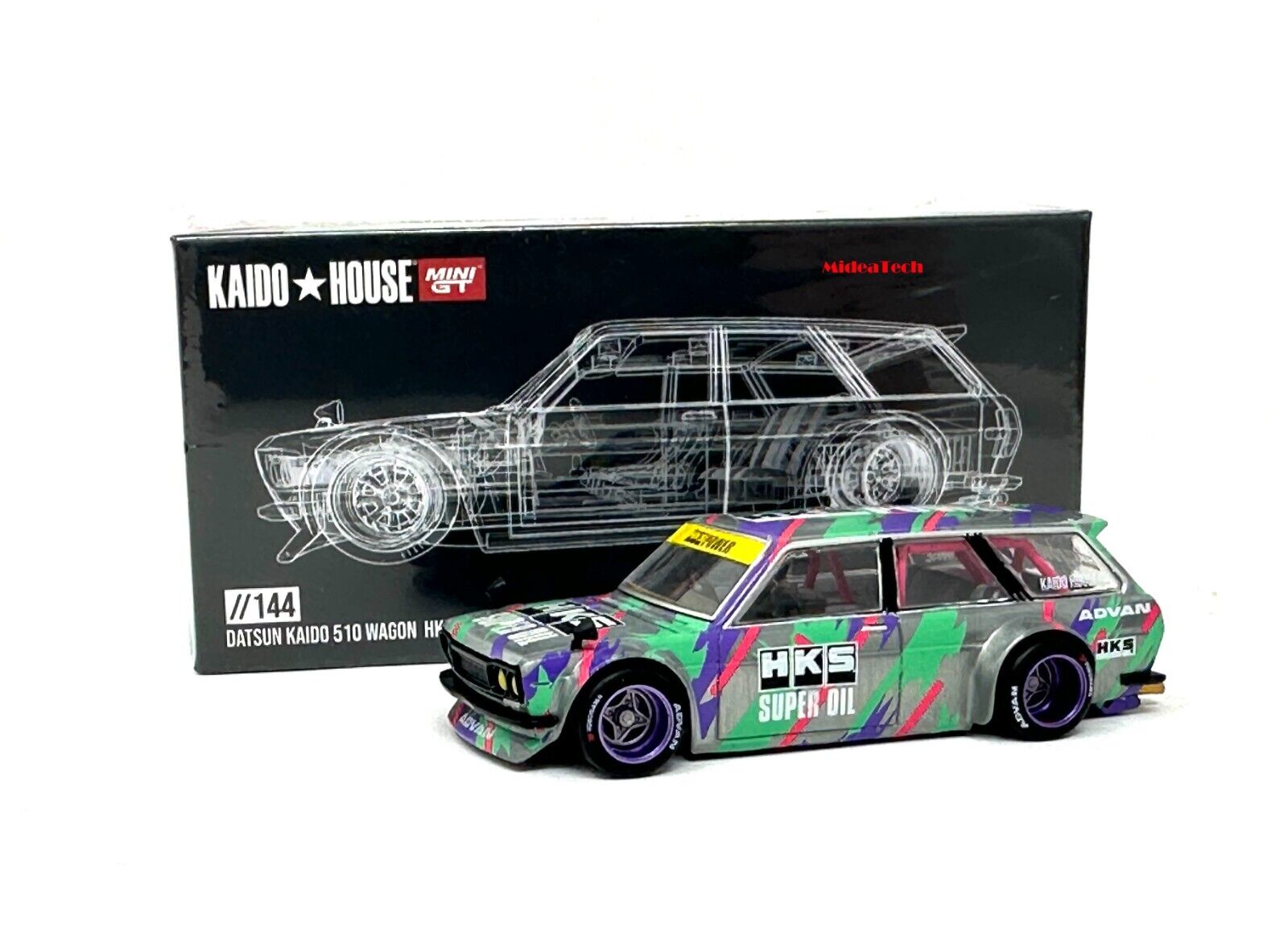 Chase! Mini GT x Kaido House 1:64 Datsun KAIDO 510 Wagon HKS Chase! Mini GT x Kaido House 1:64 Datsun KAIDO 510 Wagon HKS