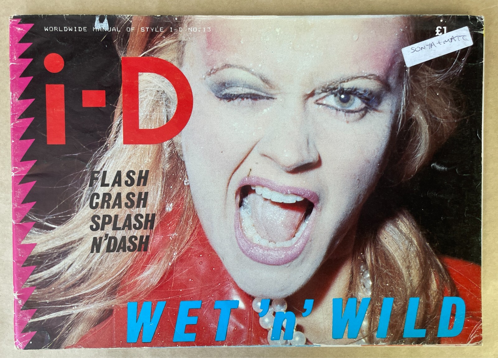 i-D magazine No.13　March 1983 i-D magazine #13 March 1983 WET 'n' WILD cover | eBay UK